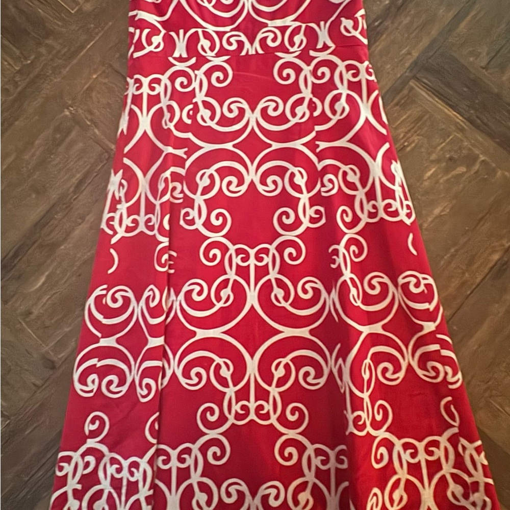 Ann Taylor Bright Red Classic dress
